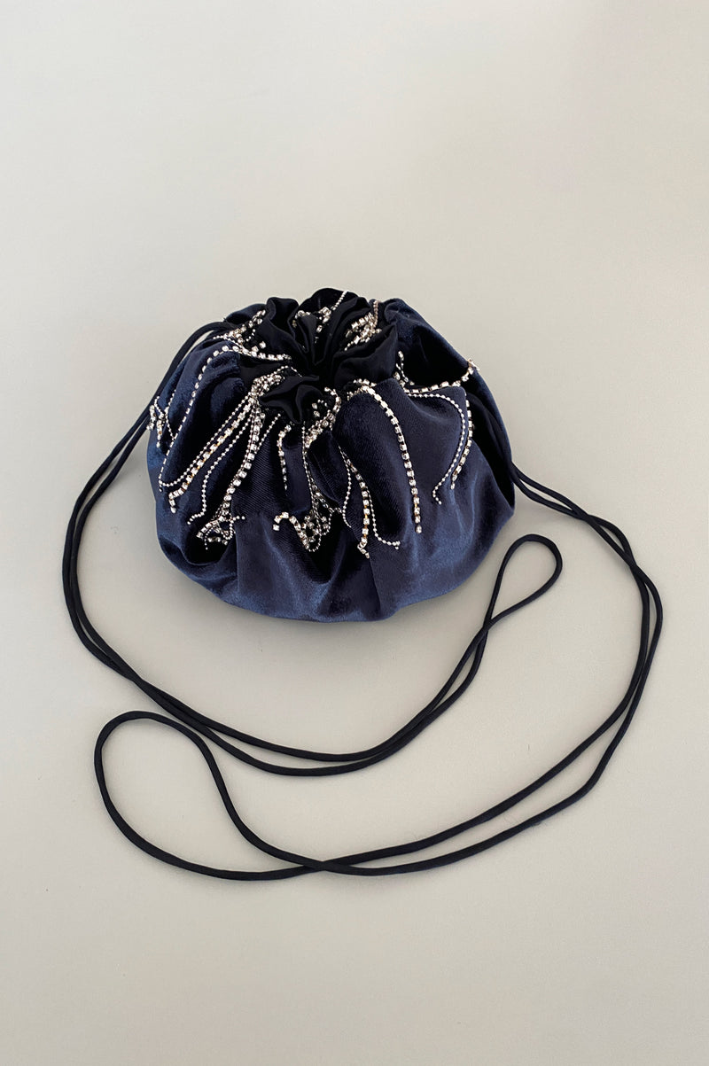 Cotton Velvet Zip Pouch with Tassel – The Address for Home Interiors