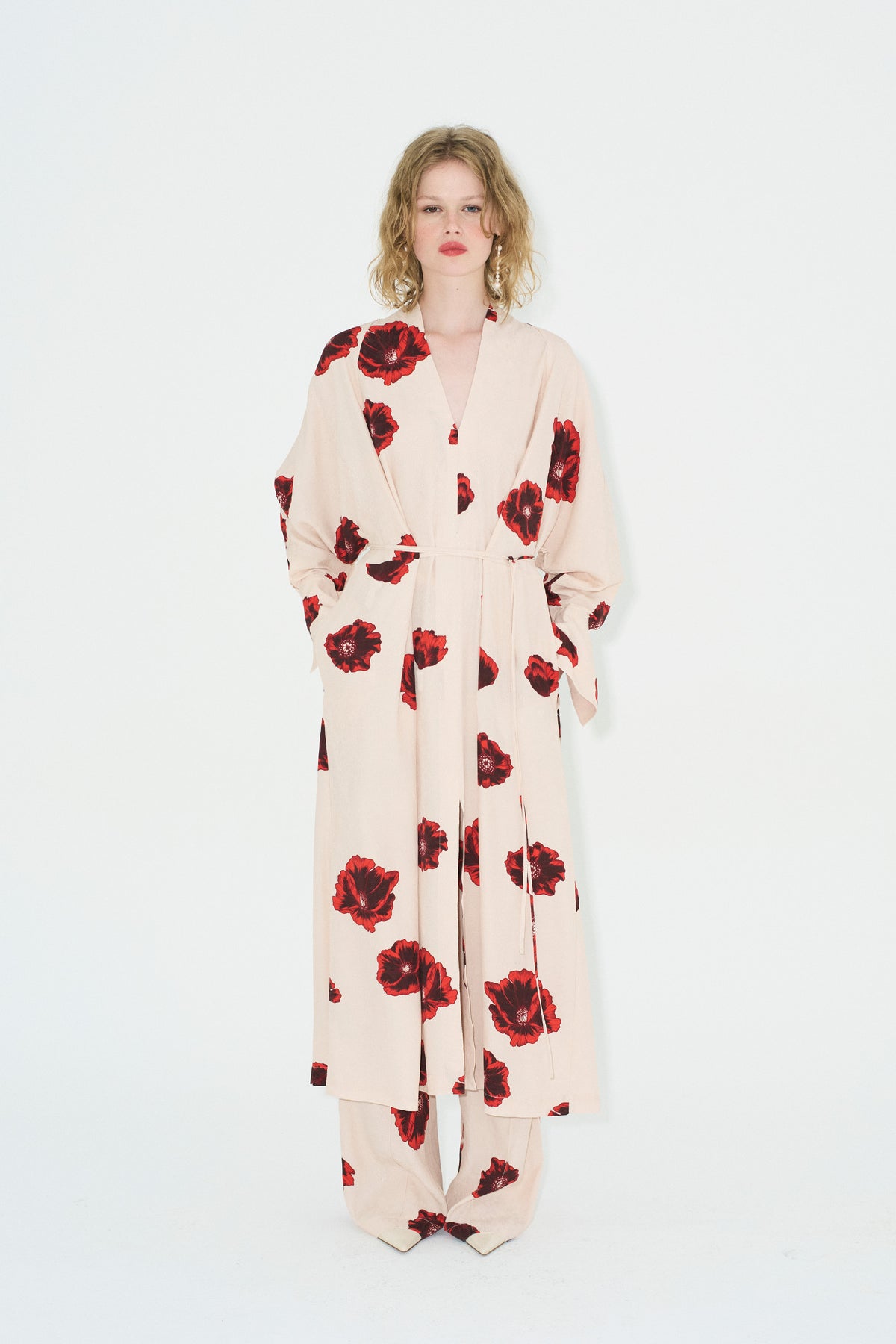 Gobi Kimono Coquelicot