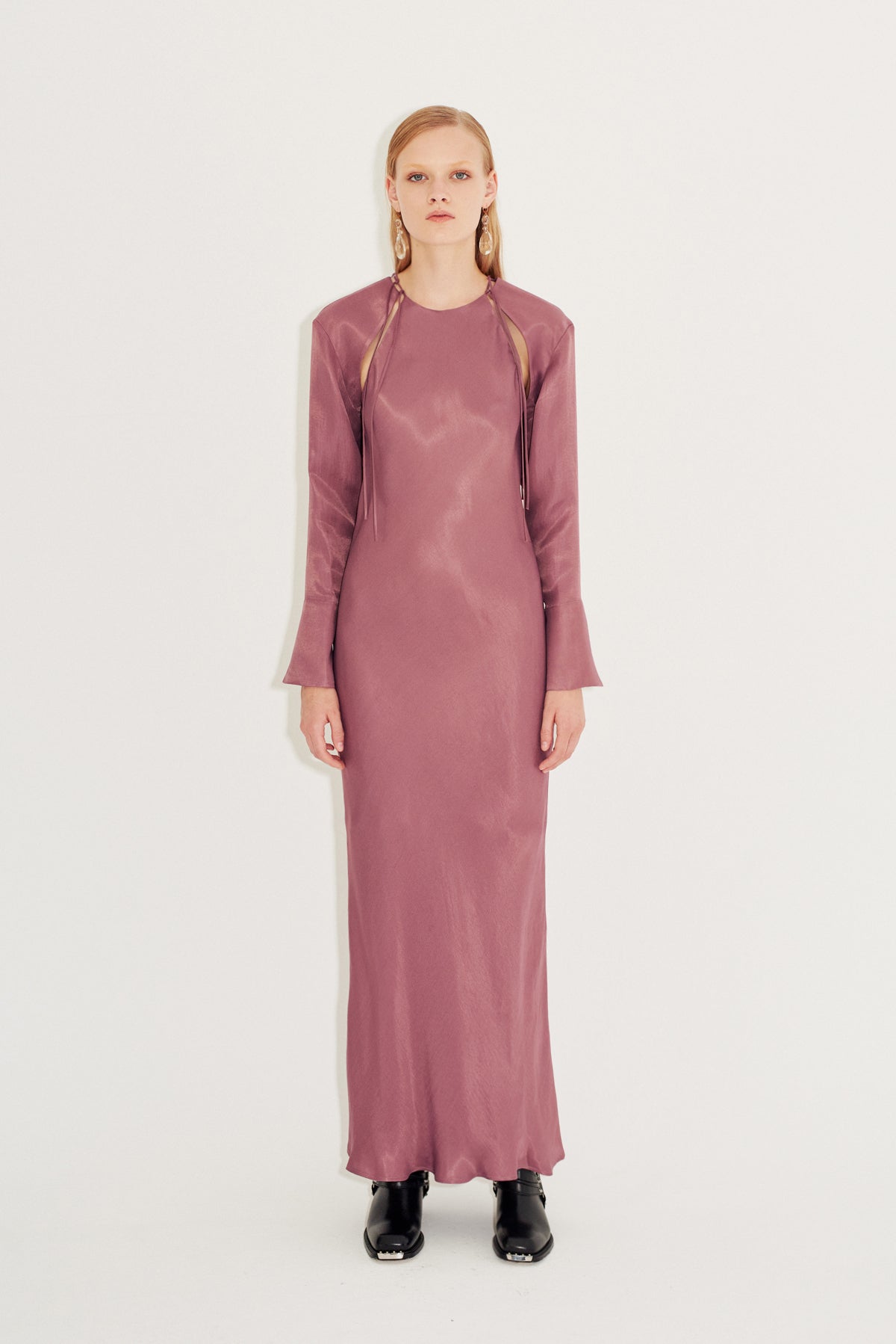 Gila Dress Aubergine