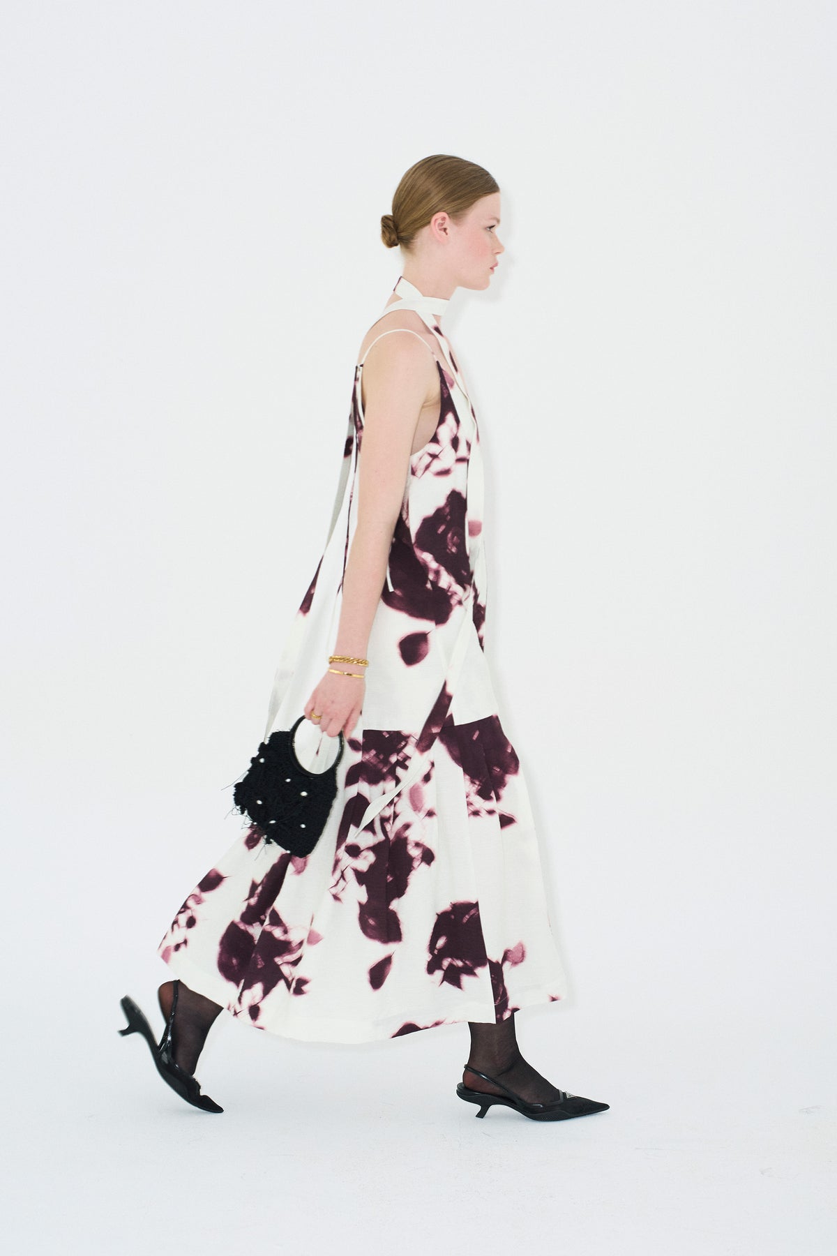 Dessa Dress Wine-Rose